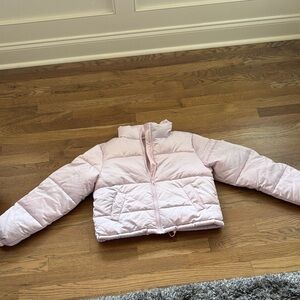 No Boundaries Soft Pink Puffer Jacket